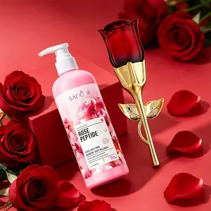 Rose Perfume Set with Peptide Body Lotion, Long-Lasting Floral Fragrance, Non-Sticky, Nourishing Body Care, Ideal Gift for Women