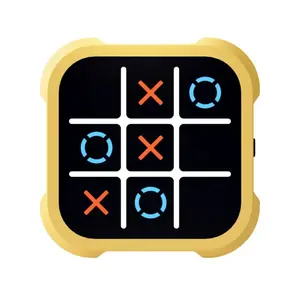 Portable Electronic Tic Tac Toe Game Console, BatteryPowered Handheld Game Console, Educational Toy for HomeEntertainment & Party