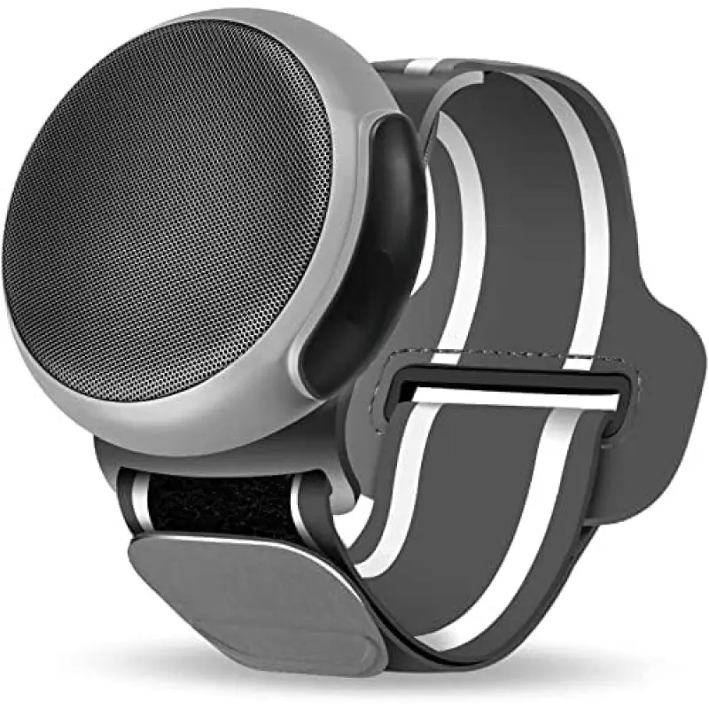 Clip-on wearable Bluetooth speaker, Wireless Bt Speaker, Rechargeable Speaker, waterproof portable mini audio player. IPX6 splash-proof, Bluetooth 5.3 enabled, up to 9.5 hours playtime, 17 white noise sounds. Ideal for sports and outdoor activities.