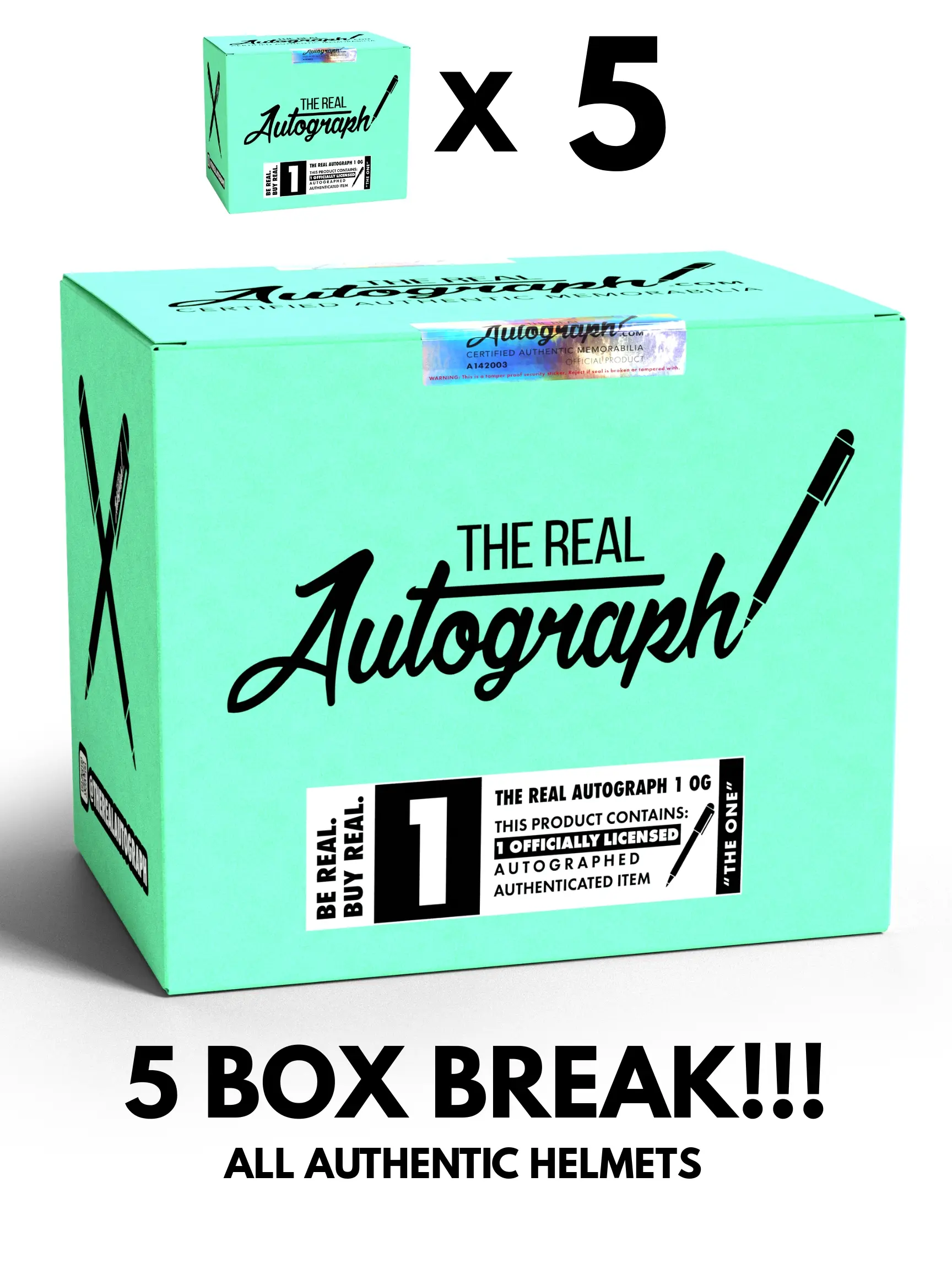 5 BOX "THE ONE" AUTHENTIC HELMET BREAK - PICK YOUR DIVISION