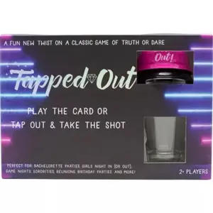 Tapped Out Shot Glass game - Perfect for Parties and Celebrations