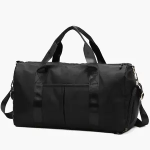 Multifunctional Travel Gym Bag with Dry Wet Separation, Durable Nylon, Large Capacity, Lightweight, Ideal for Yoga Beach Fitness