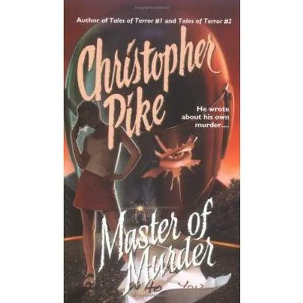 Used Literature Book - "Master of Murder" by Christopher Pike, Fiction Books, Thriller Novels, Mysteries, Very Good Cond., English Language School & Educational Office Stationery Supply