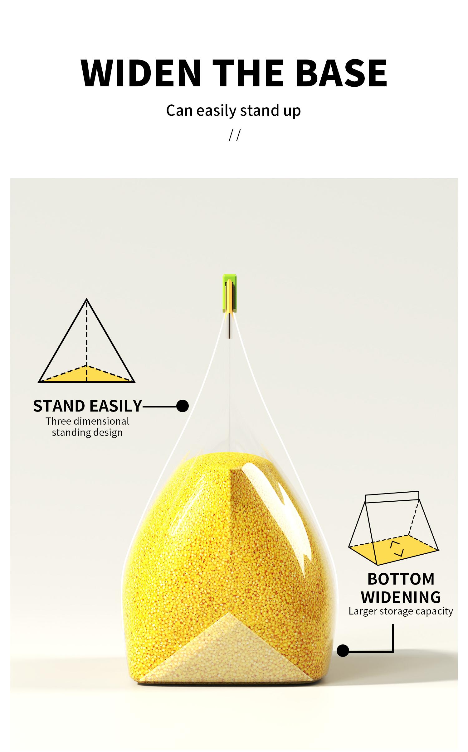 20pcs/Box S/M/L Sizes Freezer Sealable Storage Bags, Refrigerator Portion Bags, Food Packaging, Reusable, Food Cabinet Odor-proof Bags, Sa Dressing Sealed Fresh Bags, Thickened Household Self-sealing Zipper Bags