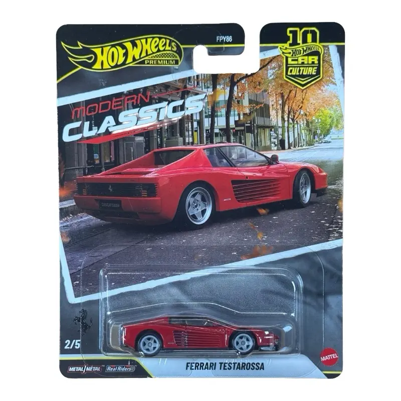 Hot Wheels premium Ferrari Testarossa red Modern Classics Car Culture 2/5