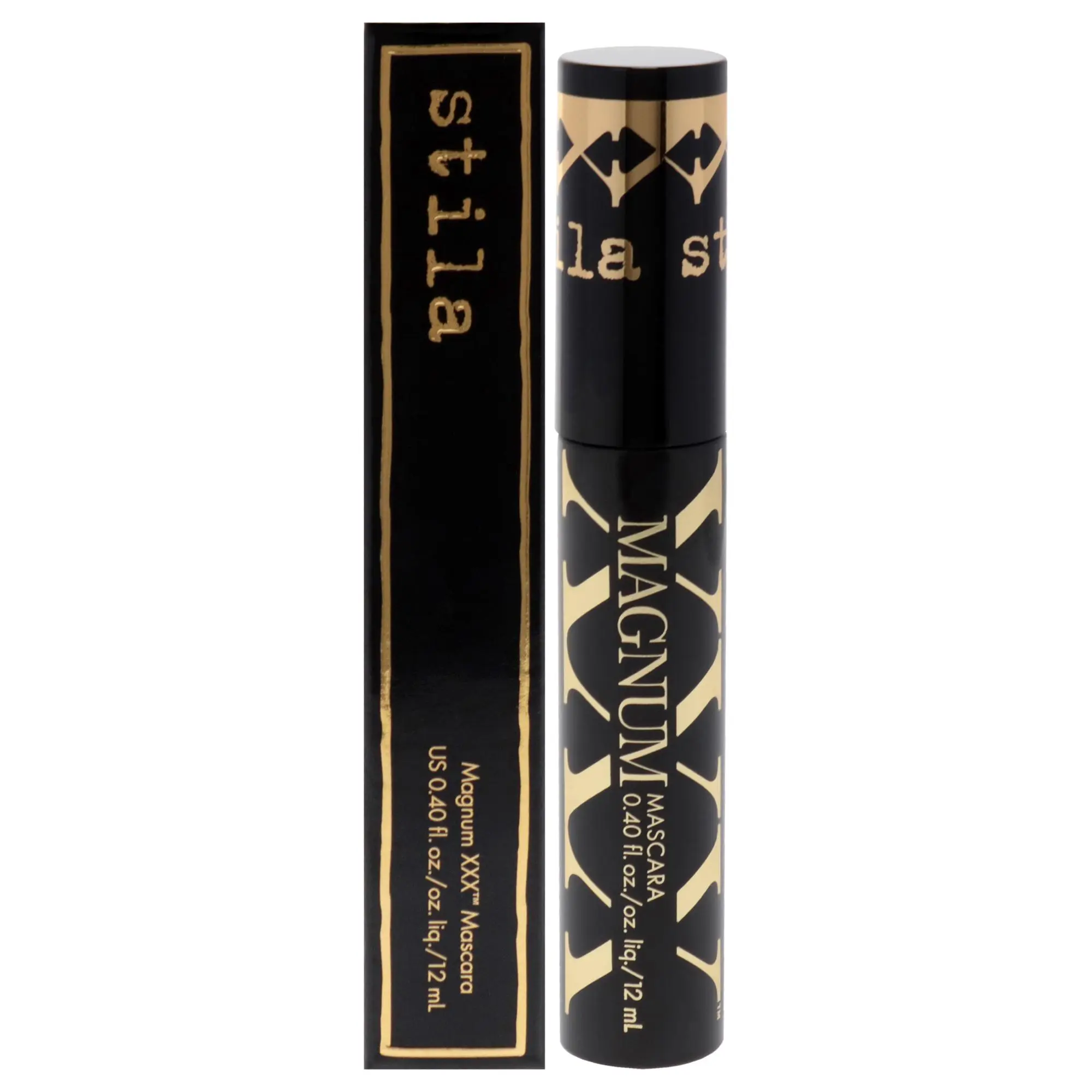 Stila Magnum XXX Intense Black Makeup Mascara for Women - 0.40 oz