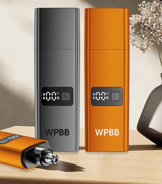 Nose Hair Trimmer for Men Women,Magnetic Guard & Detachable Head,USB-C Rechargeable Travel-Sized,Pain-Free Gentle on Nasal Cavity,Type-C Charging,Low-Noise Motor & Elegant Packaging,WPBB
