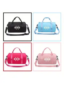 Fresh Daisy Print Crossbody Bag, Casual Adjustable Strap, All-Season Fashion Accessory, Versatile Daily Wear, Sporty Style