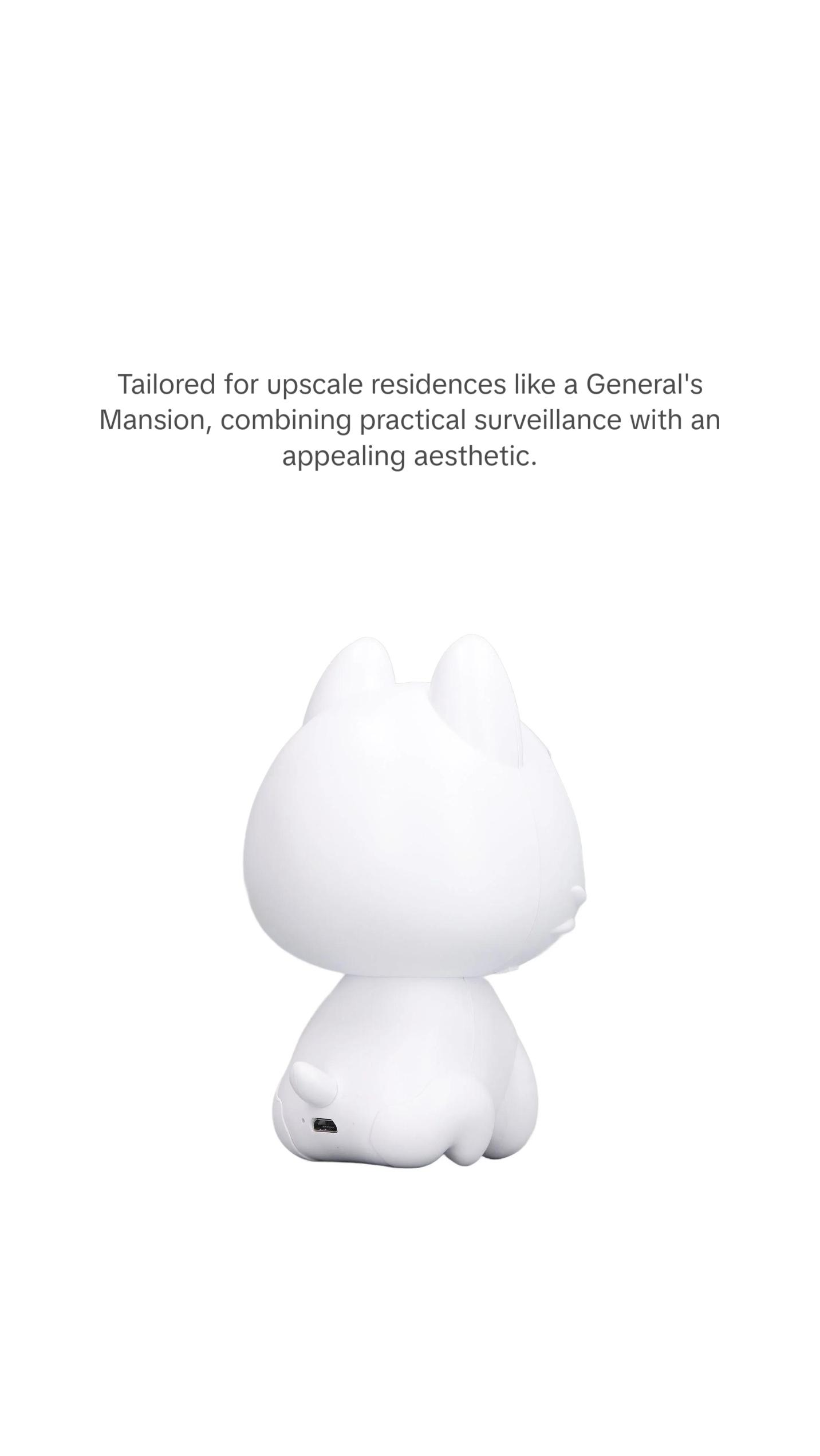 Wireless Security Camera Motion Detection Two Way Voice Robot Pet Shape Indoor Monitoring Camera General's Mansion