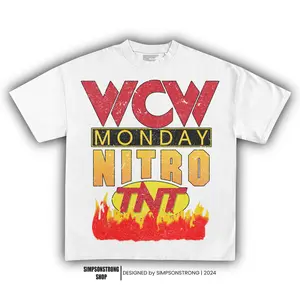 [Sale Up To 30%] Wcw Monday Nitro Tnt T-Shirt Vintage Tee, Gift for Him, Gift For Her, Gift for Fans