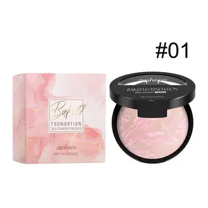 Concealer powder series, setting light and fit delicate mist makeup effect replenishment portable concealer powder