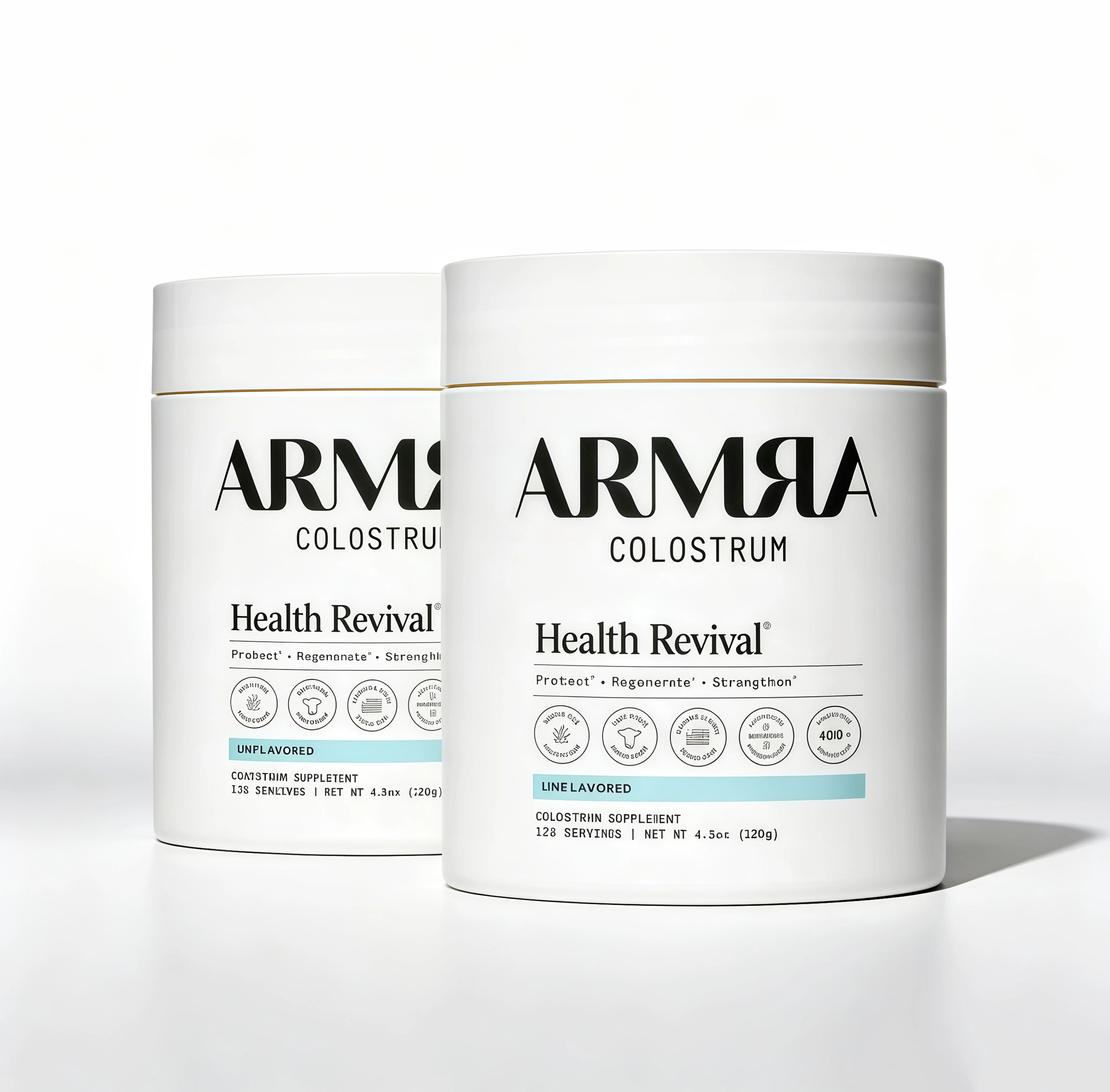 2 Botte ARMRA Colostrum VD Unflavored Jar