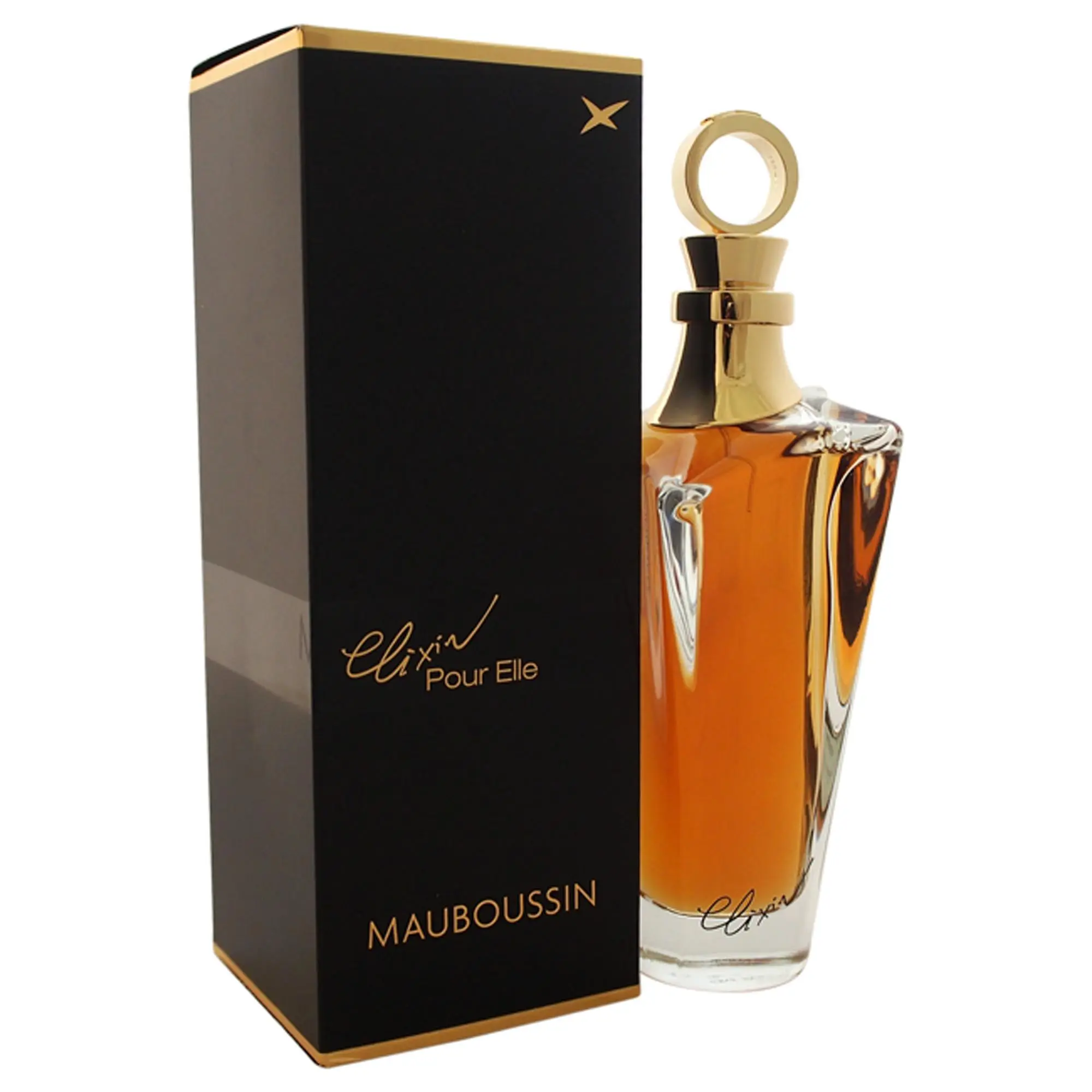 Mauboussin Elixir Pour Elle Eau de Parfum Spray Bottle, Luxury Aroma for Women, Refined 3.4oz Premium Fragrance