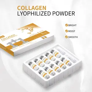 Collagen Freeze-Dried Powder Set, Skincare Serum, Smooth Moisturizing Care, Hydrating Face Treatment, Single Item Pack