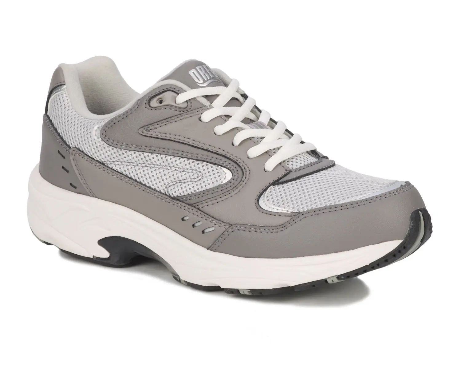 Men's Drew Lance Wide-Width Athletic Casual Sneaker - Male Walking Shoe with Mesh Upper, Leather Accents, Removable Insole for Everyday Walks