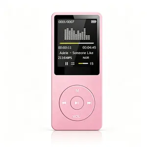 Bluetooth-compatible Mp3 Music Player Lossless Portable Fm Radio External Ultra-thin Student Sports Walkman Mp3 Player Recorder