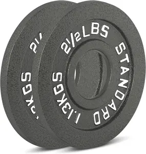 Cast Iron Olympic Weight Plates – Free Weights with 2-Inch Hole & Anti-Rust Ham Iron Crush