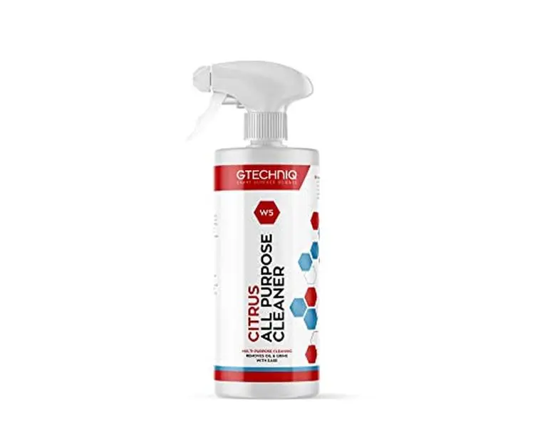 Gtechniq W5 Citrus All Purpose Cleaner for Cars 17 fl oz | Car Degreaser Spray Removes Grease and Stains, Easy to Apply and Long-Lasting Results