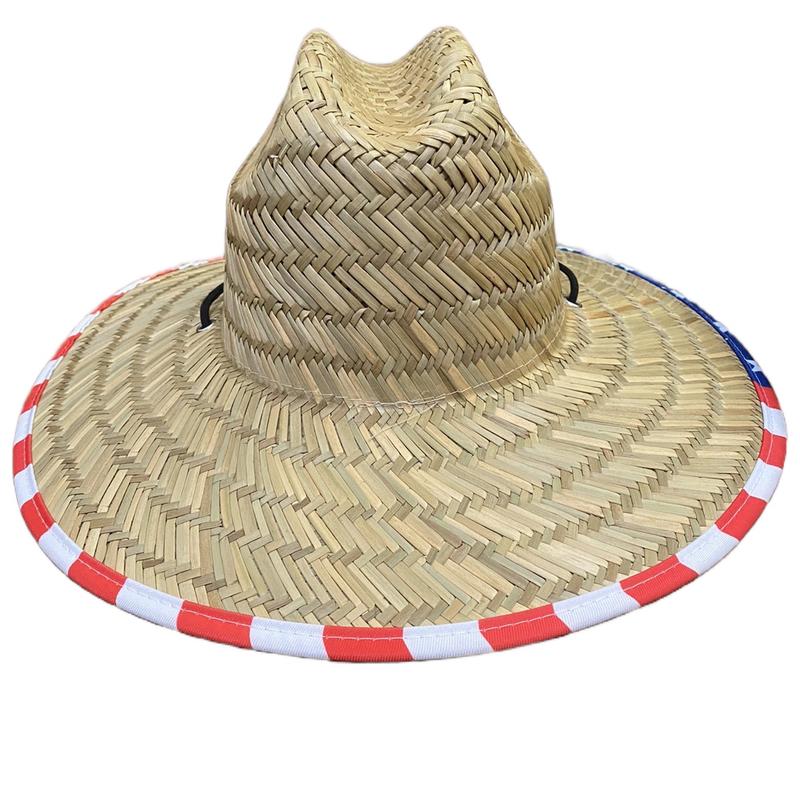 Handcrafted Unisex USA Straw Hat with Wide Brim for Sun Protection