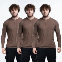 Long Sleeve 3PK Mocha