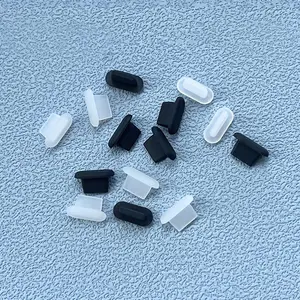 Silicone Phone Charging Data Port Dust Plug (6 Counts), Phone Charging Data Port Dust Cap, Suitable for iPhone Lightning Charging Data Port, Phone Accessories, Electronic Gadgets