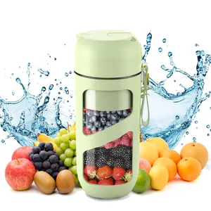 ZHENMI Portable Blender Personal Size Blender - 13 Oz Blender for Juice，Shakes and Smoothies, Mini Blender with 12 Blades, Suit for Kitchen, Travel, Gym
