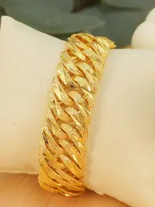 Luxurious Vintage Style 24k Copper Hand Chain, Twisted Chain Bracelet, Elegant Men's Jewelry, Perfect for Daily Wear and Weddings, All Seasons Accessory