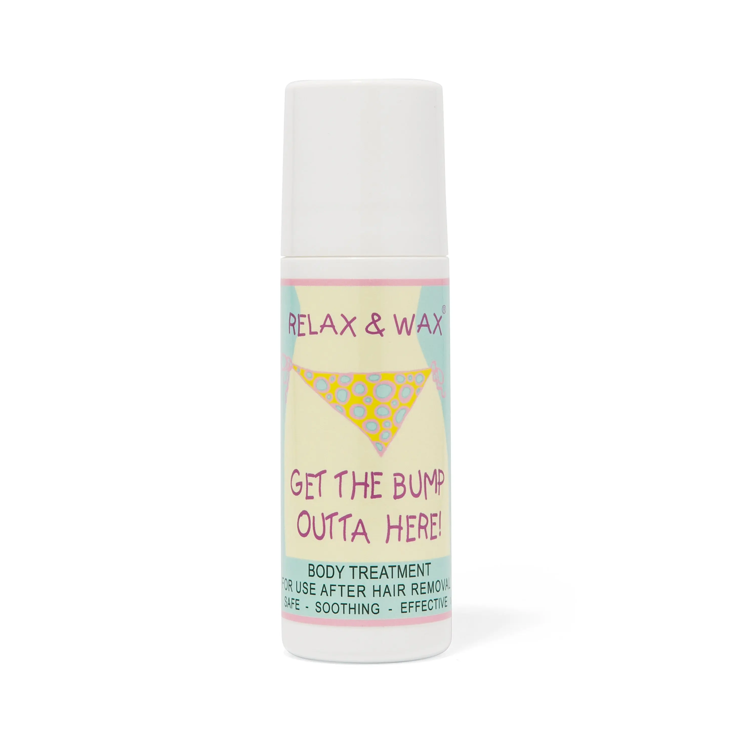 Get The Bump Outta Here! Ingrown Hair Treatment Roll-On for Waxing and Shaving | Razor Burn and Razor Bumps Treatment for Women and Men | Ingrown Hair Serum and Dark Spot Remover for Private Area