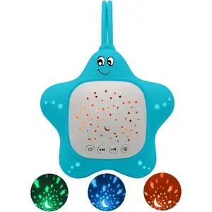 White Noise Machine for Baby with Star Projector| Sleep Aid Music for Nursery & Travel| Portable Sound Machine Lullabies for Infants, Toddlers, Kids