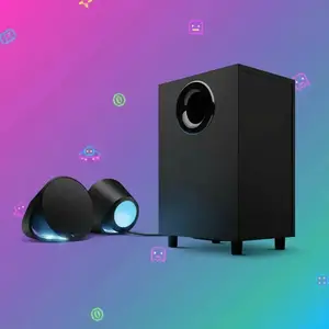 Logitech G560 LIGHTSYNC Gaming Speakers with RGB Lighting | Renewed