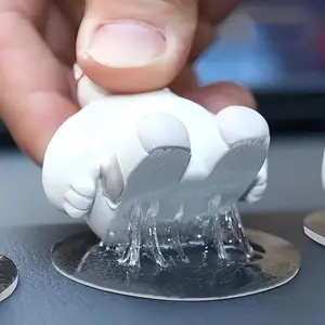 Round Transparent Traceless Self Adhesive Sticker, Double-sided Tape Strong Adhesion Adhesive Sticker for Car Dashboard Decoration