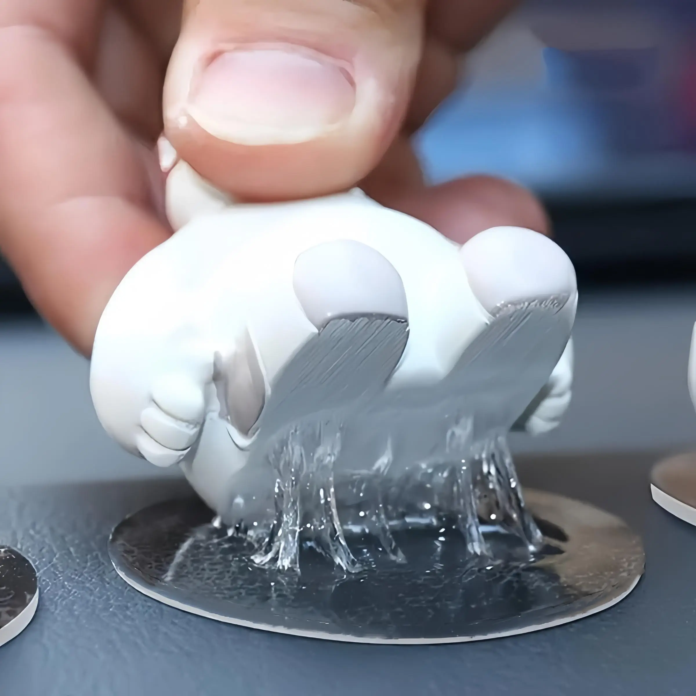 Round Transparent Traceless Adhesive Sticker, Double-sided Tape Adhesive Sticker for Car Dashboard Decoration