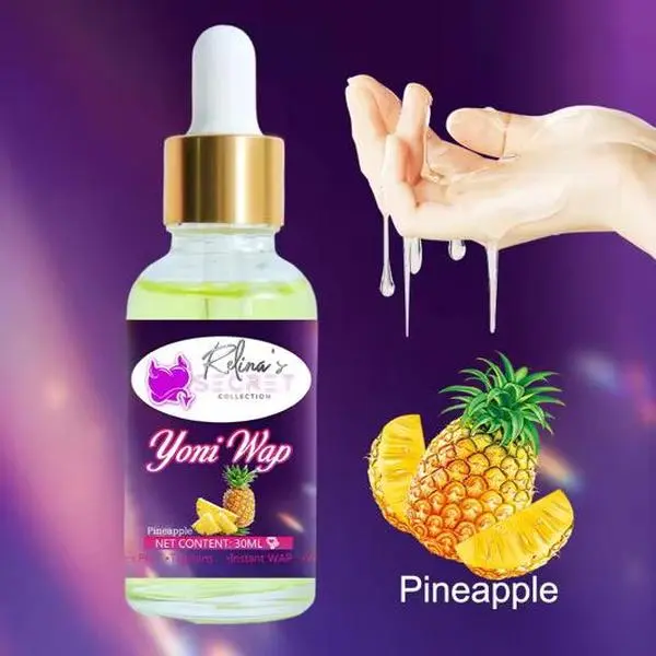 Yoni Wap Scented Natural Nourishing Formula - Gentle Moisturizer with Ginseng for Hydration and Care - Available in Pineapple, Strawberry & Cherry Scents - Daily