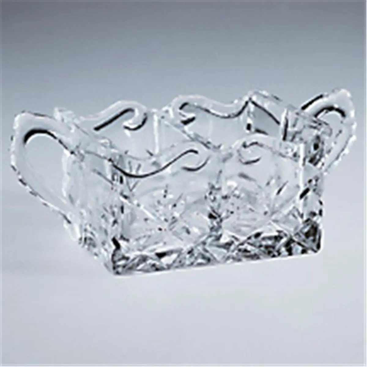 Handmade Exquisite Cut Lead Crystal Glass Bowl, Godinger Unique Kitchen Tableware for Sweet and Low-Serving Dishes