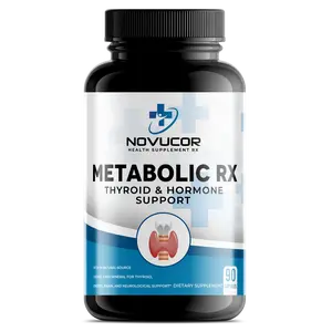 Metabolic RX Thyroid & Hormone Support Healthcare Vitamin Dietary Supplement Fitness Edible