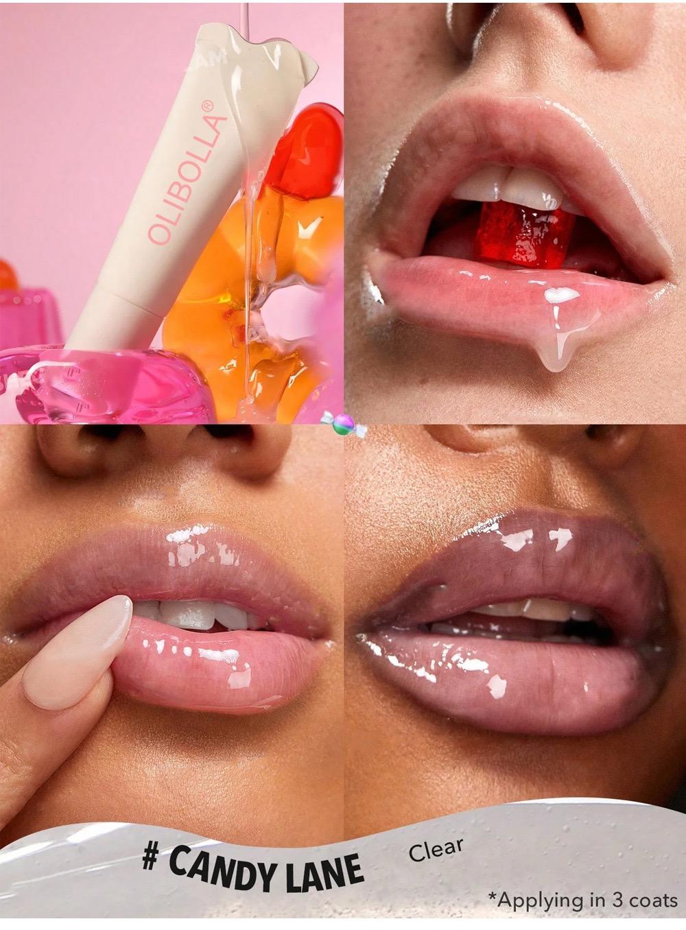 Peptide Lip Tint - Glossy Lip Care Hydrating Treatment, Lip Moisturizer, Long-lasting Lip Lifter Gloss, Juicy Bomb Lip Gloss
