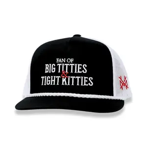 Fan of Big T_tties and Tight Kitties Embroidered Snapback Adjustable Premium Trucker Hat - TikTok Shop