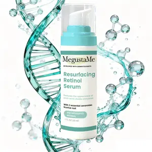 MegustaMe Retinol Skin Renewal Serum, Skin Science Development, Triple Ceramides, Licorice Root, Fades Acne Marks, Shrinks Pores, Anti-Early Aging, Repairs Barrier