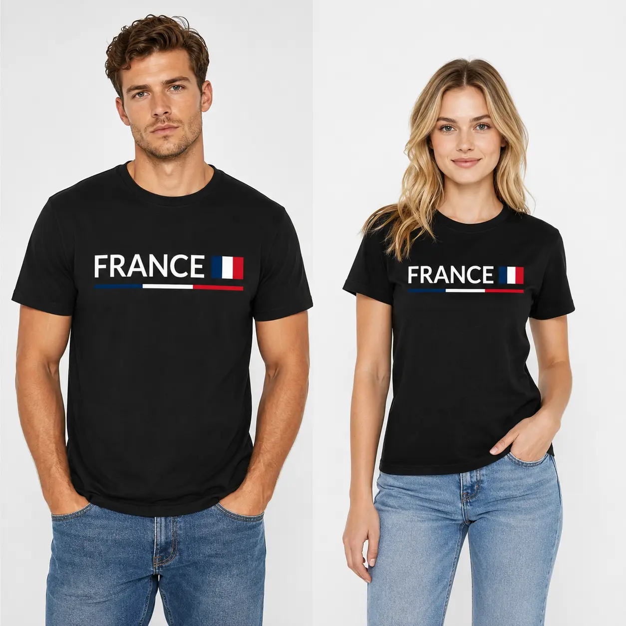 Carpesun France French Tricolor Flag Graphic T-Shirt,France Shirt,Breathable Combed Cotton Minimal Parisian Tee,Navy Blue Patriotic Fance Shirt Tee,Bastille Day Soccer Paris Travel Daily Streetwear,Unisex for French Football Fans Paris Style Enthusiasts