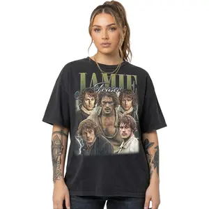 Limited Jamie Fraser Vintage T-Shirt, Gift For Women and Man Unisex T-Shirt Vintage Graphic T-Shirt