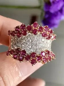 1 PC Luxury Cubic Zirconia Ring for Women, Bridal Rings for Weddings, Engagements, Anniversaries and Parties, Jewelry Gift