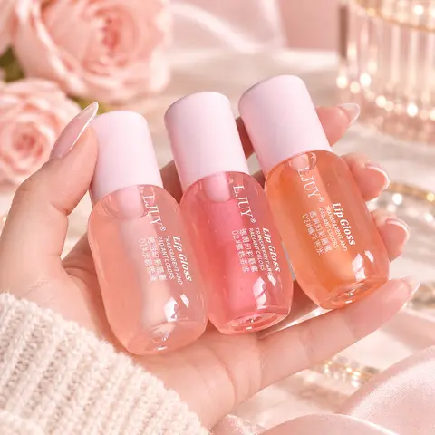 3PCS Moisturizing Lip Balm, 3 Counts/set Hydrating Glossy Lip Glaze Stick Plumping Lip Oil for Girls & Women, Fall Gift, Christmas Gift, Lip Stain, Skincare, Non-Sticky, Lightweight, Dewy High-Shine Finish, Sheer Tinted Color, 3 Shades, Daily Lip Care