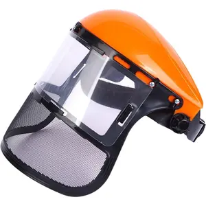 Protective Face Shield with Forestry Helmet, Heavy Duty Chainsaw & Weed Whacker Mask – Essential Gear for Gardening, Logging, Mowing & Outdoor Work