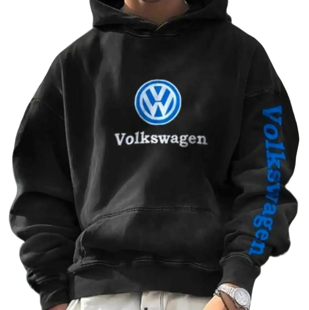 Volkswagen Motorsport Print Racing Hoodie, 90s Car Shirt Menswear Top, Unisex Trending Tee, Sweatshirt, Trendy Best Gift SS