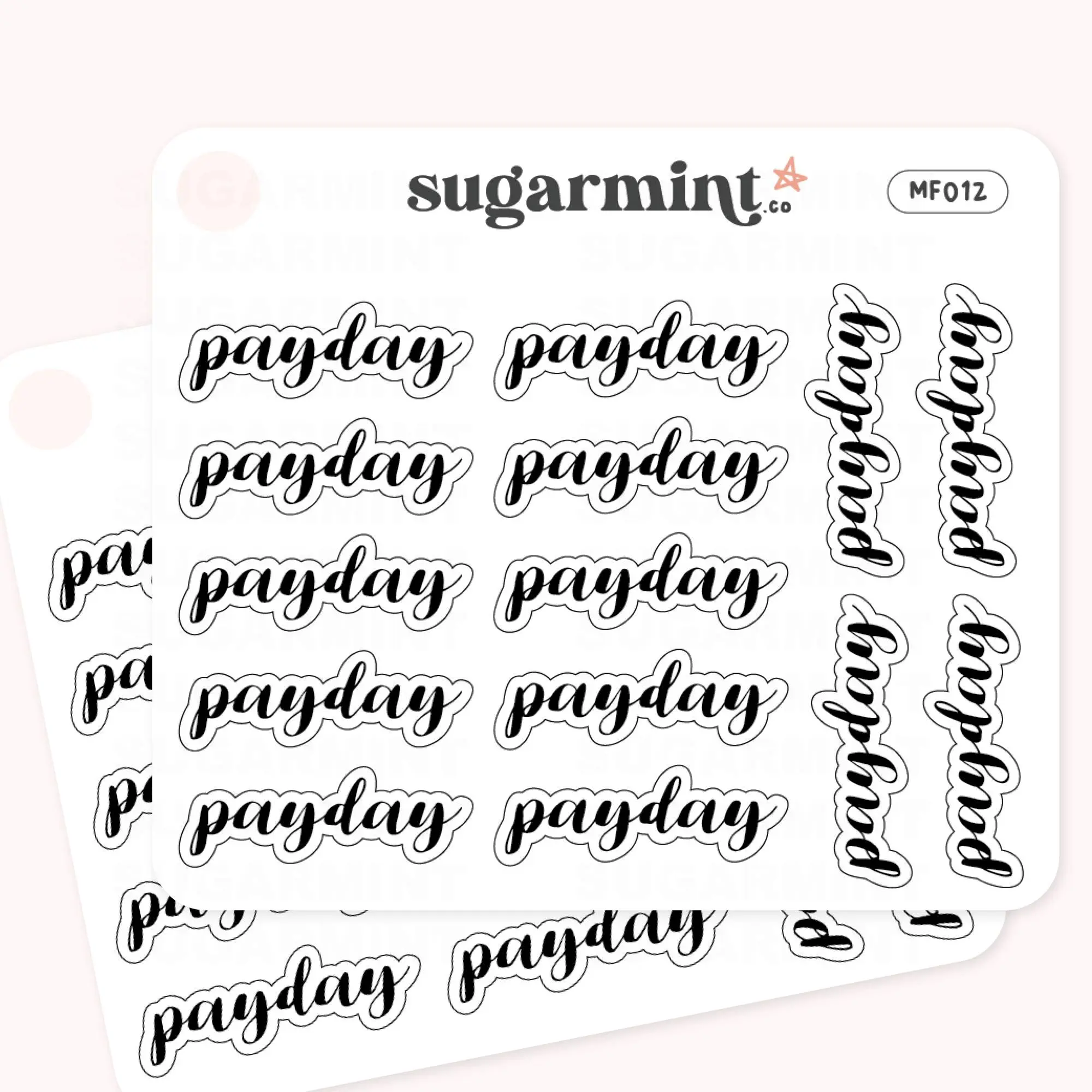 Payday Script Stickers