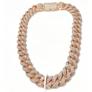 9149 Luxe Thick Cuban Chain Edgy Streetwear Statement Necklace for Fashionistas Chic Modern Look Versatile Impactful Accessory outdoorfun