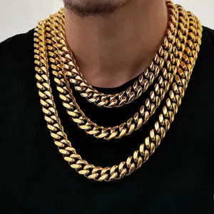2025 new hip-hop style golden; super cool dragon head buckle Cuban chain for men and women #hip-hop necklace #gift recommendation #fashionable and versatile