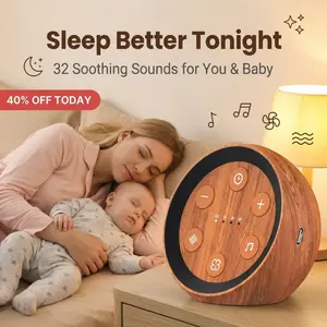 Sleep Sound Machine White Noise Machine with 32 Calming Sounds Loud Speaker 36 Volume Levels Pink Brown Noise Machine for Baby Kid Adult with 4 Timer Noise Canceling Machine for Office Privacy Decor Adjustable