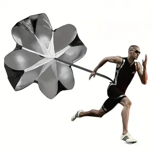 A resistance parachute for fitness training—a multifunctional speed training device suitable for people of all ages, made of durable polyester material to enhance core strength and agility.
