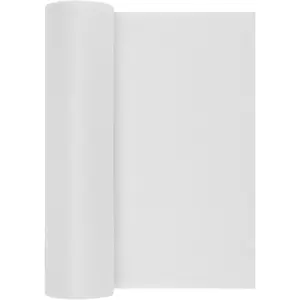 16.5 Inch x 10 Yards Iron-On Fusible Fleece Interfacing, White Medium Weight One-Sided Loft Iron On Fusible Fleece, Sewing Interfacing for Home Sewing and Crafting